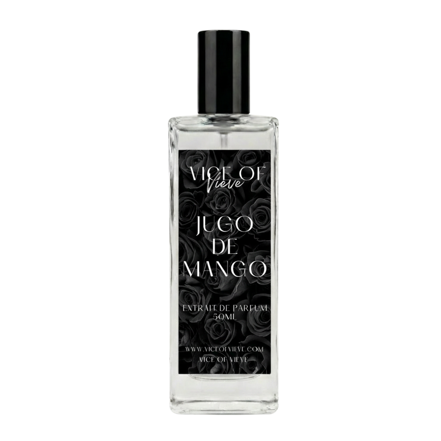 Jugo De Mango perfume bottle. A luxury tropical fragrance similar to Gold Juice by BORNTOSTANDOUT and Vilhelm Mango Skin, featuring mango and caramel.