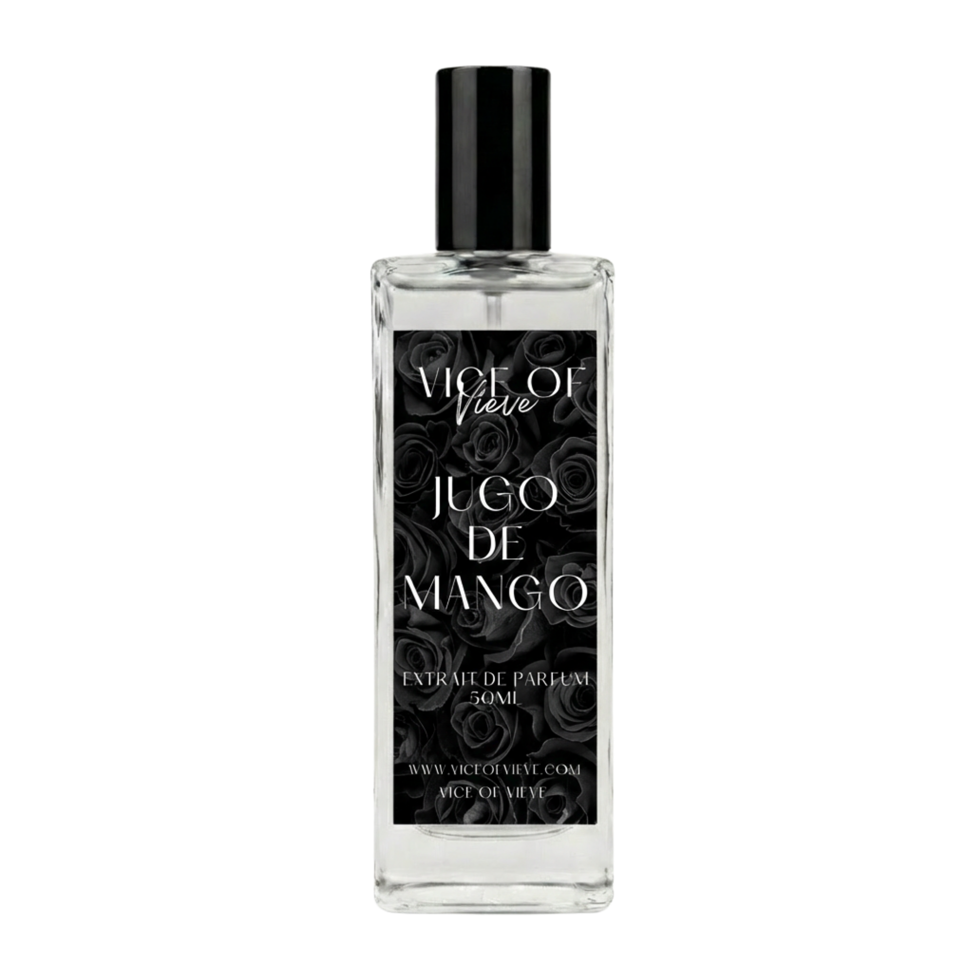 Jugo De Mango perfume bottle. A luxury tropical fragrance similar to Gold Juice by BORNTOSTANDOUT and Vilhelm Mango Skin, featuring mango and caramel.