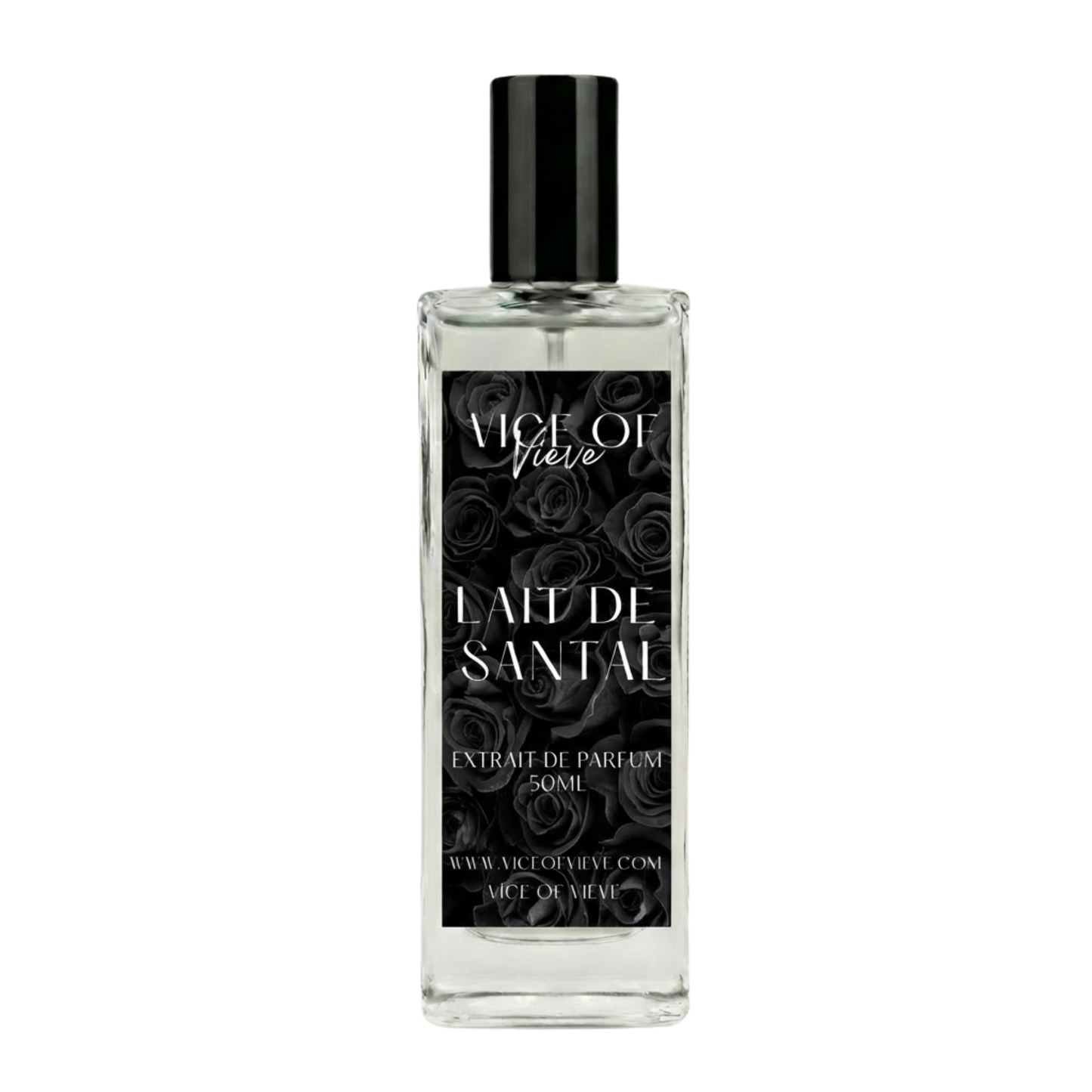 Lait De Santal luxury perfume bottle. A rich, creamy sandalwood and fig milk fragrance inspired by the rare Santal Blanc Le Parfum.