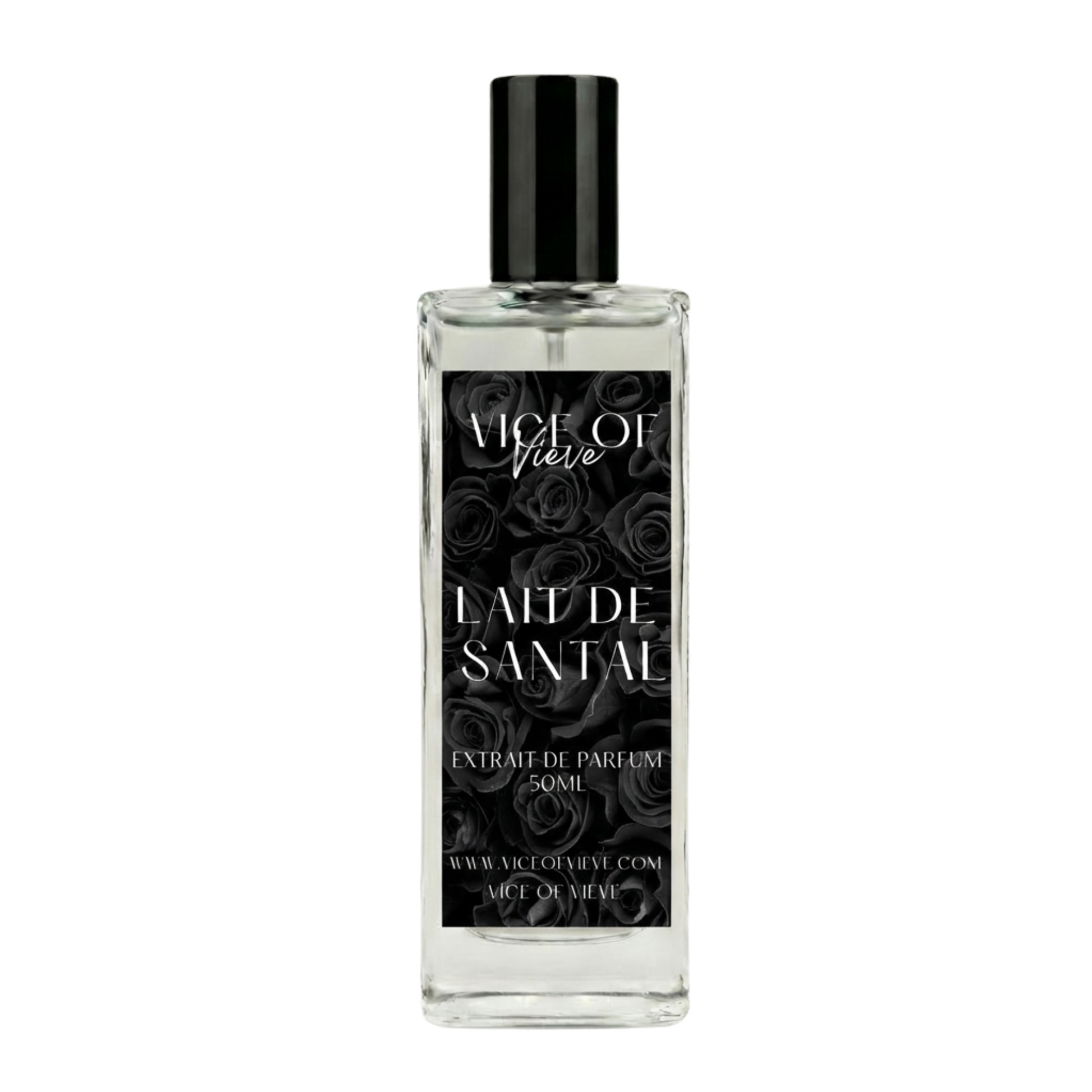 Lait De Santal luxury perfume bottle. A rich, creamy sandalwood and fig milk fragrance inspired by the rare Santal Blanc Le Parfum.