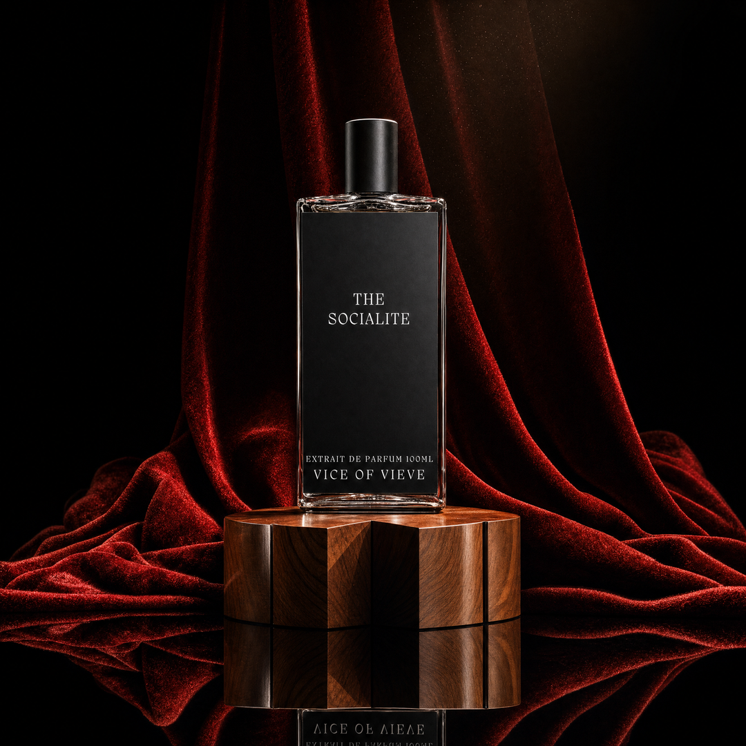 The Socialite Extrait de Parfum - Inspired by Place de la Rêverie Santal de Paris perfume alternative featuring custom artwork