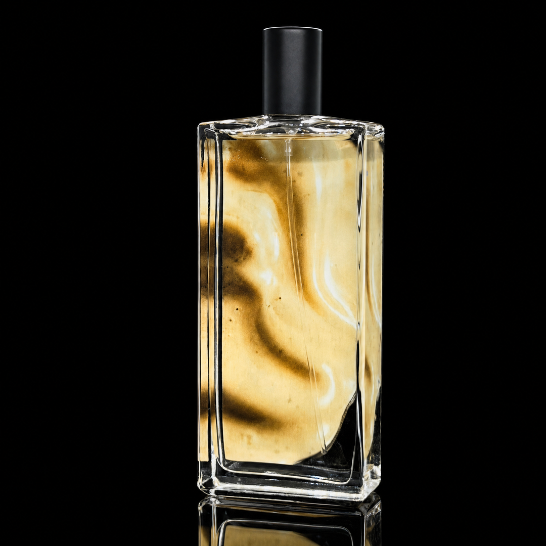 Vice of Vieve Ice Cream Musk Extrait de Parfum sweet cream and vanilla perfume bottle with custom artwork